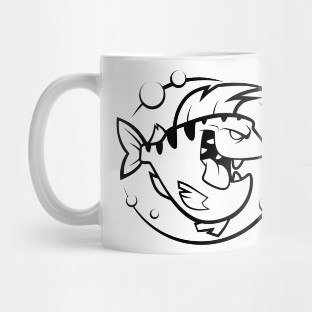 Cartoon crazy fish by BigBusya